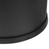 ibasenice Black Iron Kitchen Trash Can, Sturdy and Multifunctional view 3