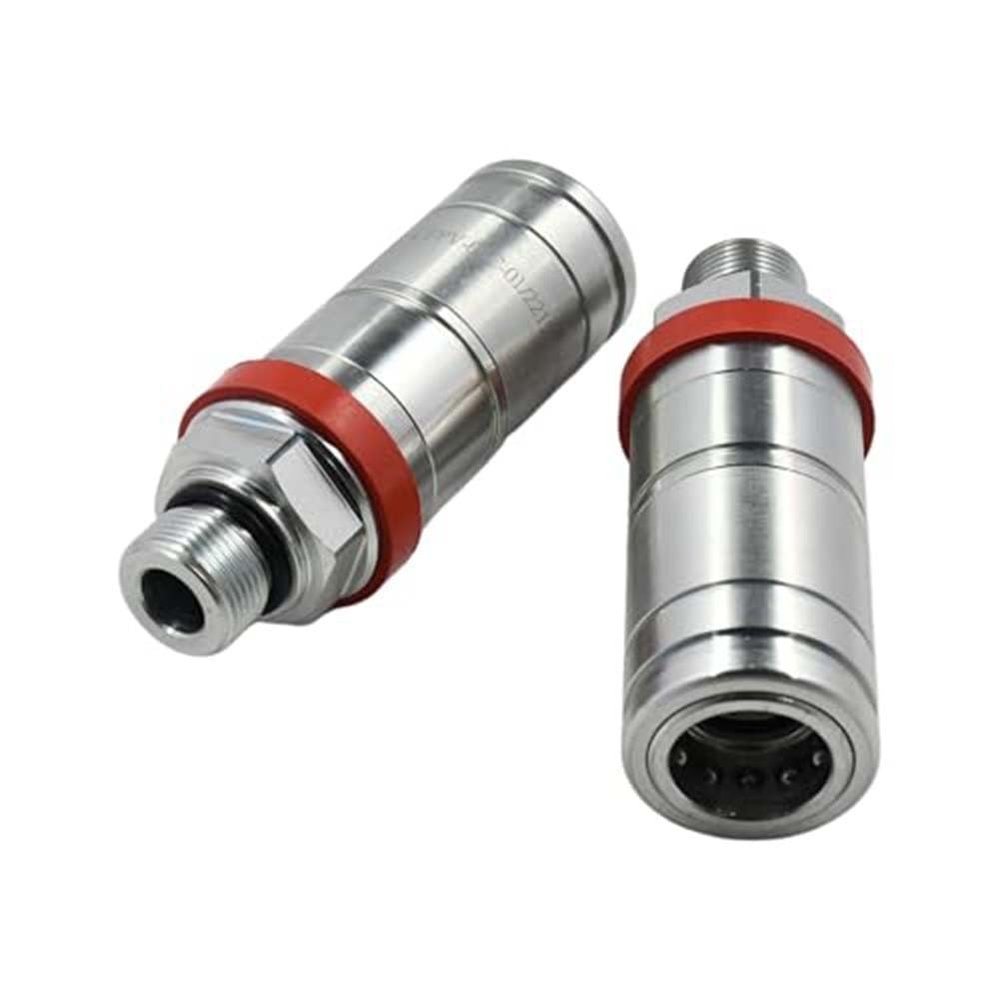 Getdoublerich Female Hydraulic Quick Coupler, 1/2 in M22x1.5, for 6400/6410/6420/6800