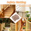 Natural Jute Rope Safety Net for Children, 4 m x 6 m, Jute view 3