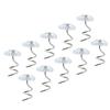 POPETPOP 20-Pack Stainless Steel and Plastic Spiral Clips for Upholstery view 1