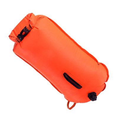 Zerodeko Orange Swim Buoy with Bag, Dry, Nylon