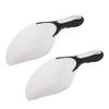 COSMOBETTY 2-Piece White PP Food Scoop Set view 1