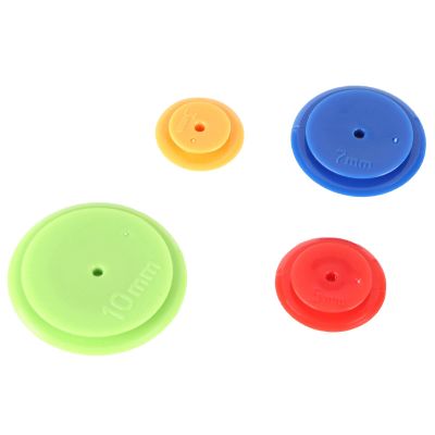 4-Piece Colorful Plastic Marking Wheel Set