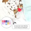 GATHINESS 200-Piece PVC Mask Strap Buckles, Adjustable Heart-Shaped Anti-Slip Mask Cord Buttons view 3