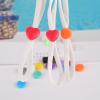 GATHINESS 200-Piece PVC Mask Strap Buckles, Adjustable Heart-Shaped Anti-Slip Mask Cord Buttons view 4