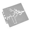 MOKKHNB Pet Cake Stencils with Hollow Cutouts view 1