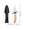 JECOMPRIS Lightweight Oyster Opener with Stainless Steel Hand Guard view 2