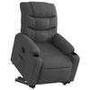 Cartvyn Electric Lift Recliner, Dark Gray Fabric view 2