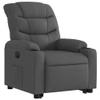 Cartvyn Electric Lift Recliner, Dark Gray Fabric view 3