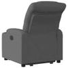 Cartvyn Electric Lift Recliner, Dark Gray Fabric view 4