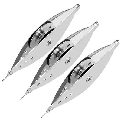 Tumintu 3-Piece Silver Metal Shuttle Set for Beginners
