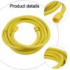 BlesConi Versatile Water Inlet Hose Set, Durable ABS for Garden, Yard, and Car Washing, Easy Installation, Yellow view 4