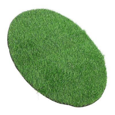 Generic Green Artificial Grass Mat, Round 31.5 in, for Table Decor, Garden, Patio and Balcony