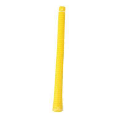 TUXCAXI Golf Club Grips, Standard Size, for Men and Women, Flexible Rubber Training Grip, Weather-Resistant, Yellow