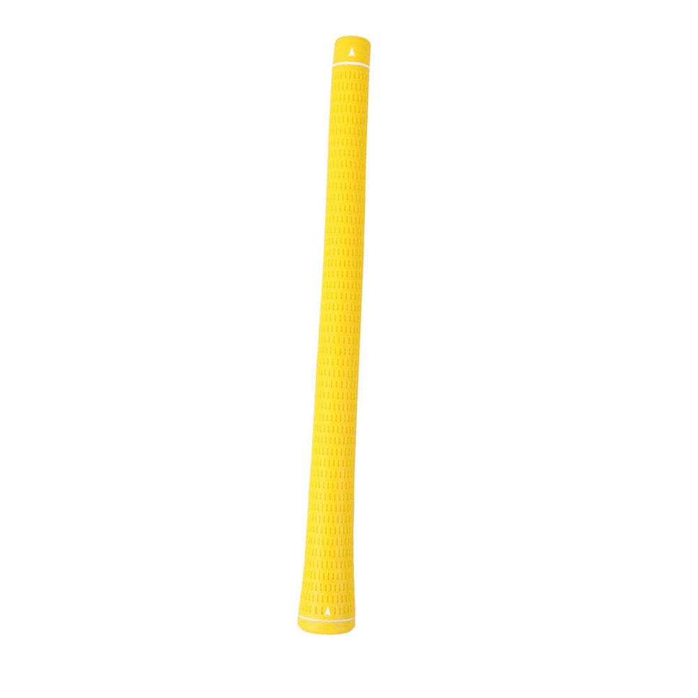 TUXCAXI Golf Club Grips, Standard Size, for Men and Women, Flexible Rubber Training Grip, Weather-Resistant, Yellow