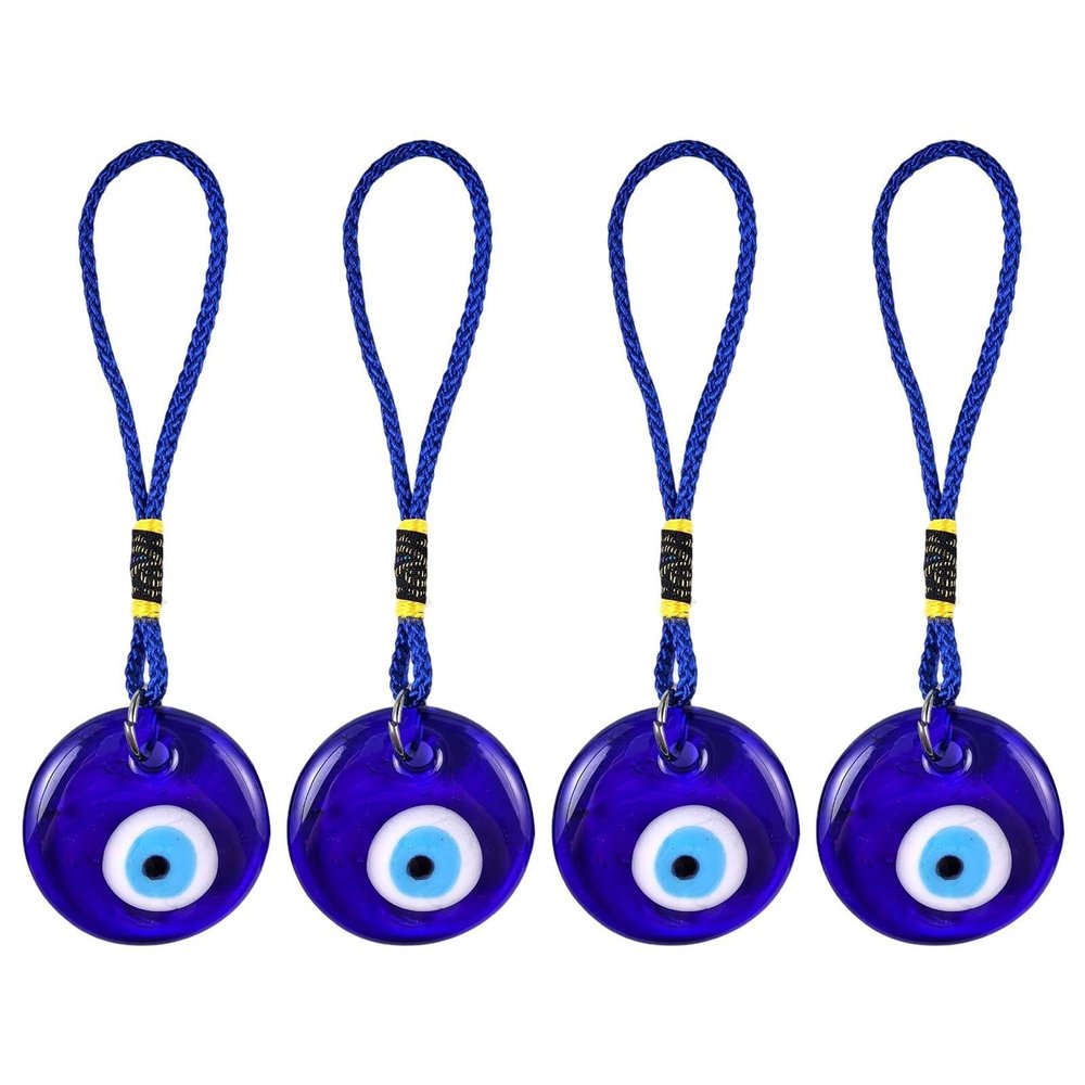 Evil Eye Charm - 4 Piece Glass Decorative Set