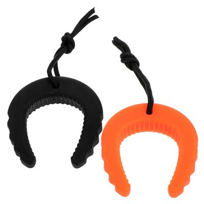 Alarm Door Stopper Wedge for Door Frames, 2-Piece Plastic Set