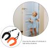 Alarm Door Stopper Wedge for Door Frames, 2-Piece Plastic Set view 3