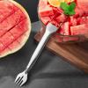 Watermelon Slicer and Cutting Tool | 2-in-1 Stainless Steel view 3