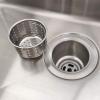 Kitchen Sink Strainer | Stainless Steel Deep Bowl Filter view 3