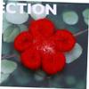 TOPBATHY Colorful Wool Felt Balls with Five-Petal Flower Hairpin Decoration view 4