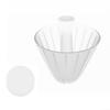 Filter Paper Press with Trapezoidal Geometry and Round Sieve for Repeatable Manual Brewing Results (155 Filter Papers, Black) view 1