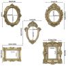 Vintage Mini Gold Picture Frames, 5PCS view 2