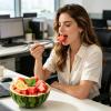 Watermelon Slicer Tool | 2-in-1 Stainless Steel Fork view 2