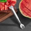 Watermelon Slicer and Cutting Tool - Stainless Steel 2-in-1 Kitchen Helper view 2
