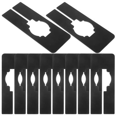 HANABASS 40-Piece Black Plastic Clothing Size Dividers