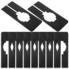 HANABASS 40-Piece Black Plastic Clothing Size Dividers view 1
