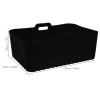 Zerodeko 2-Piece Silicone Baking Baskets for Air Fryers, Reusable, Heat-Resistant, Square, Nonstick, Easy to Clean, Black view 2