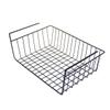FUNOMOCYA Hanging Cabinet Basket, Black Iron Metal Organizer view 1