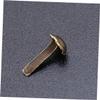 INOOMP 100 Pack Metallic Iron Brads - Waterproof & Rustproof 4.5 x 8mm in Coffee Color view 4