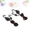 IMIKEYA 2 Pairs Rope Pulley Ratchets for Kayak Securing, 1/8 Inch view 3
