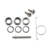 Fishing Reel Handle Knob Bearing Set, Silver, 10-Piece, for Freshwater Reel Repair and Maintenance (7 x 4 x 2.5 cm) view 3
