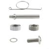 Fishing Reel Handle Knob Bearing Set, Silver, 10-Piece, for Freshwater Reel Repair and Maintenance (7 x 4 x 2.5 cm) view 4