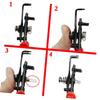 4-in-1 Retaining Ring Pliers, Red, with 3 Interchangeable Heads view 2
