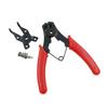 4-in-1 Retaining Ring Pliers, Red, with 3 Interchangeable Heads view 3