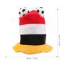 IMIKEYA Funny Carnival Soccer Hat, Fabric Soccer Party Cap for Soccer Fans, Simple Design for Live Performances and Soccer Festival Décor view 2