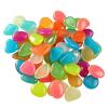 Glow-in-the-Dark Garden Stones, 30/50 Pieces, Colorful Decorative Pebbles view 1