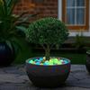 Glow-in-the-Dark Decorative Stones, 30/50-Count Colorful Waterproof Pebbles view 3