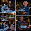 Glow-in-the-Dark Decorative Stones, 30/50-Count Colorful Waterproof Pebbles view 4