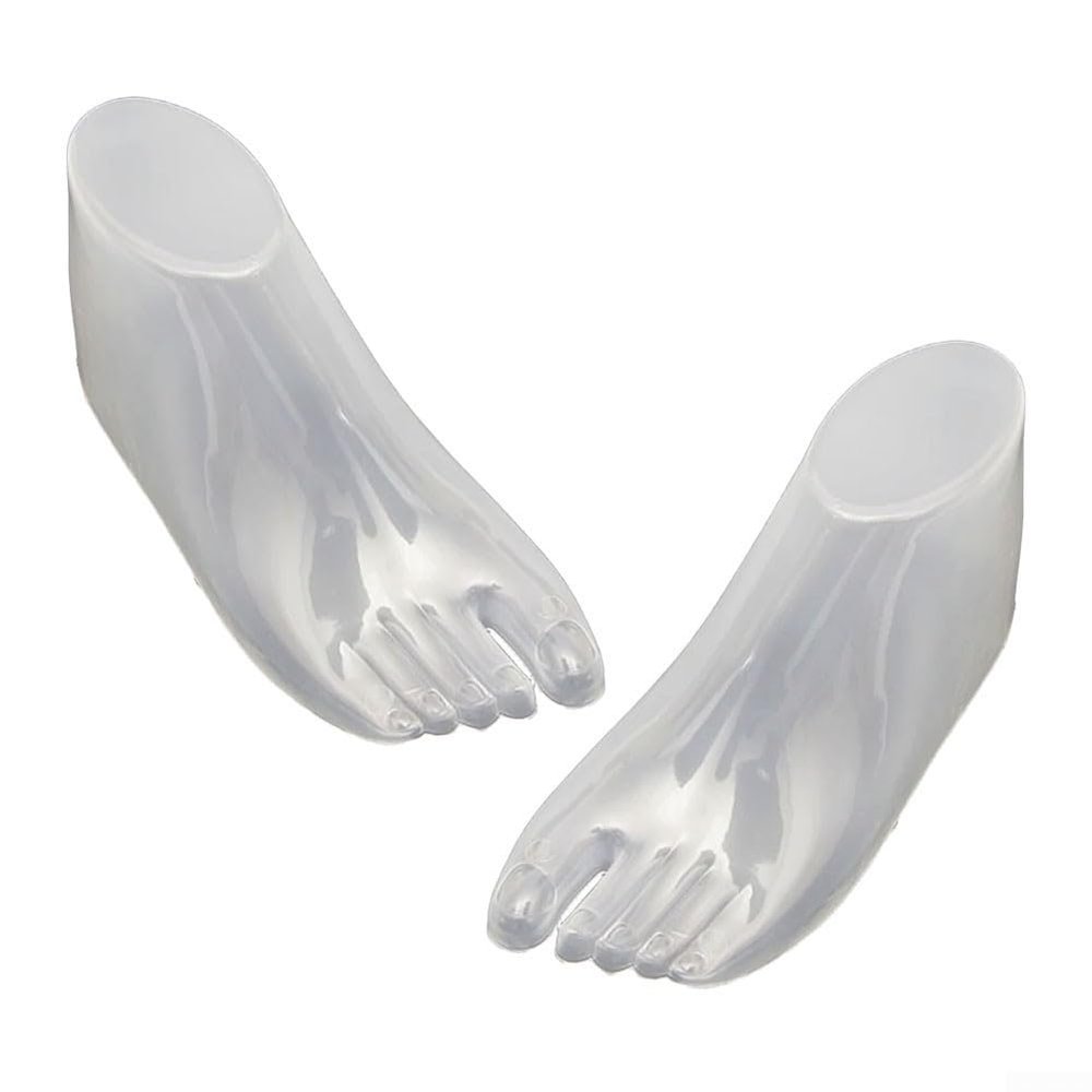 1 Pair of Plastic Shoe Forms for Display and Organization
