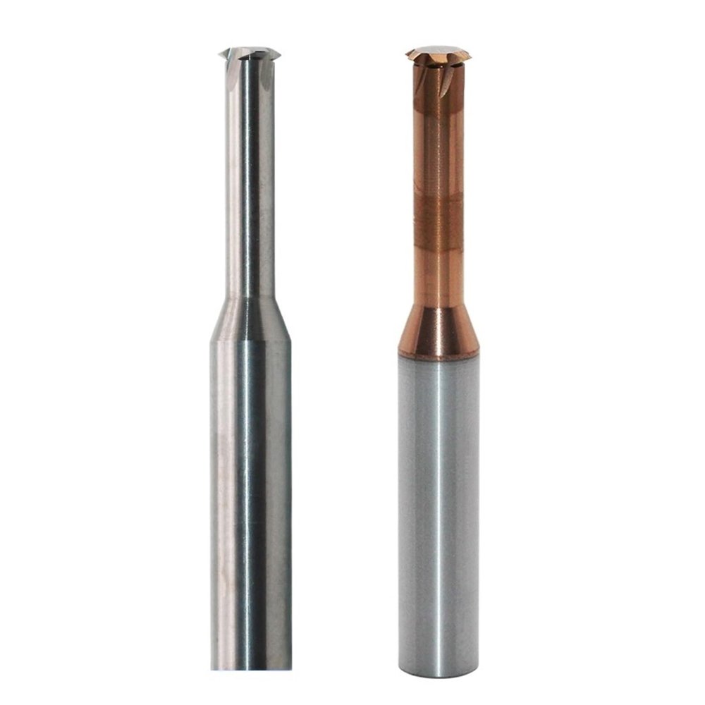 MQXFCZUX 1-Piece M1.0 × 0.25–50L Carbide Single-Flute Thread Mill