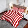 Red Plaid 4-Season Duvet 220 x 240 cm with 2 Pillowcases view 2