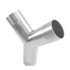 8/10/12.7/16/19–76 mm Hose Barb, Butt-Welded Y-Shaped 3-Way Stainless Steel 304 Fitting (32 mm) view 2