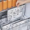 Reusable Aluminum Foil Freezer Bags with Zipper and Label view 4