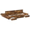 Solivagant Storage Bed Frame, Smoked Oak, 135 x 190 cm view 2