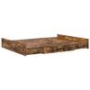 Solivagant Storage Bed Frame, Smoked Oak, 135 x 190 cm view 4